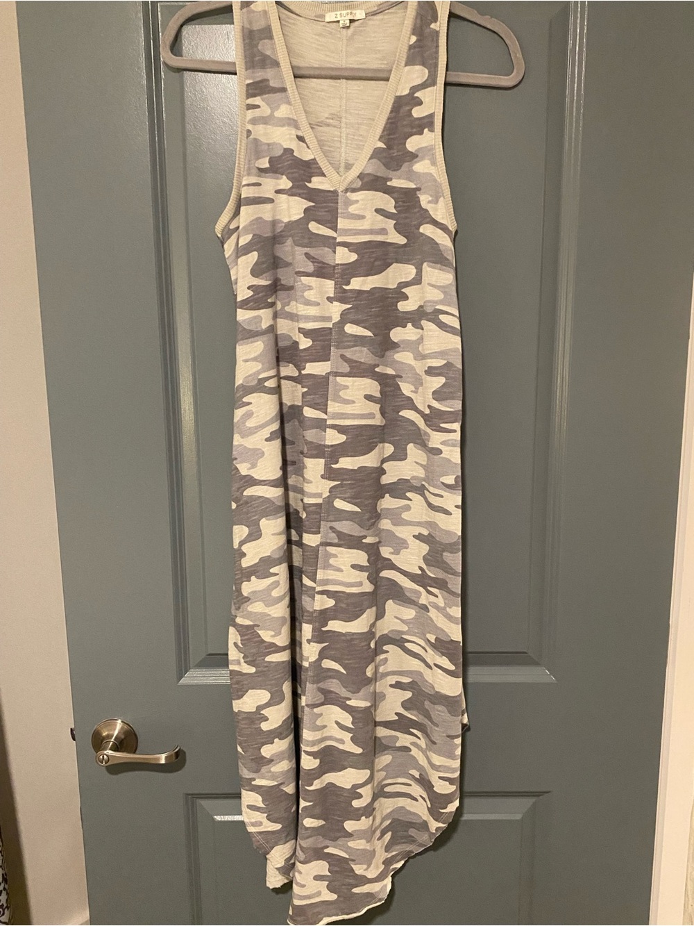 Z Supply Neutral Camo Knit Tank Dress